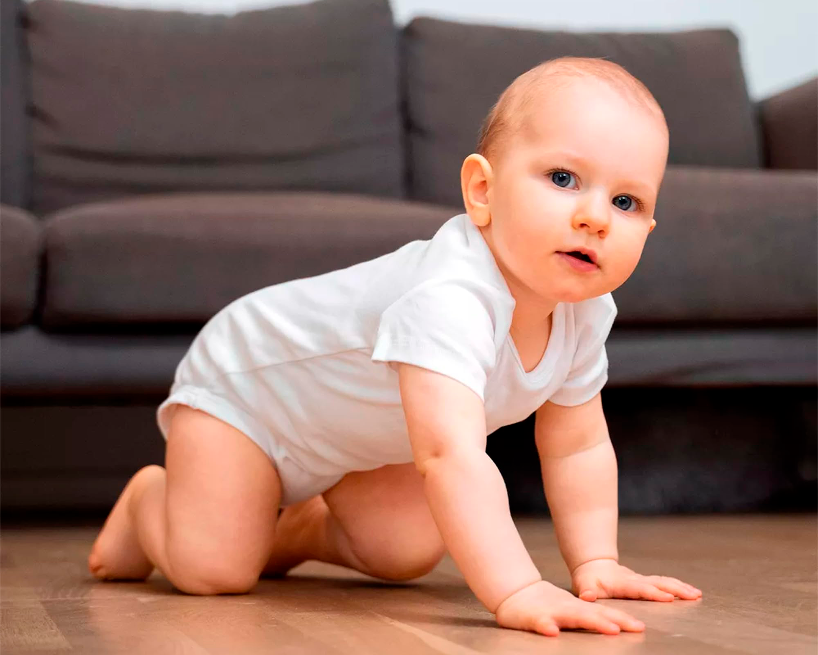 Foto 5 pulgar | Paquete De 6 Camisas Para Bebé 100% Algodón Unisex Blanco 6-9 Meses Bluelander
