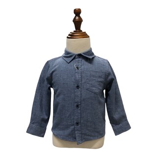 Foto 4 | Camisa Azul Para Bebé Niño Losan