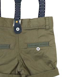 Foto 3 | Short con Tirantes Losan 217-9790AL color Verde para Bebé