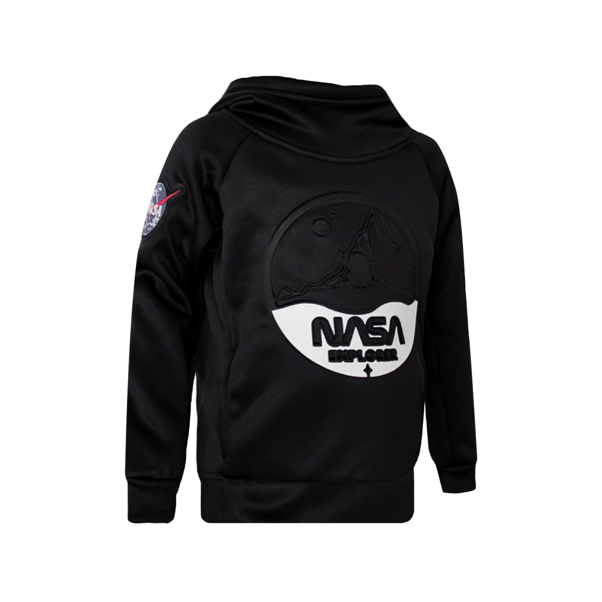 Foto 2 | Sudadera Nasa color Negro para Bebé Niño