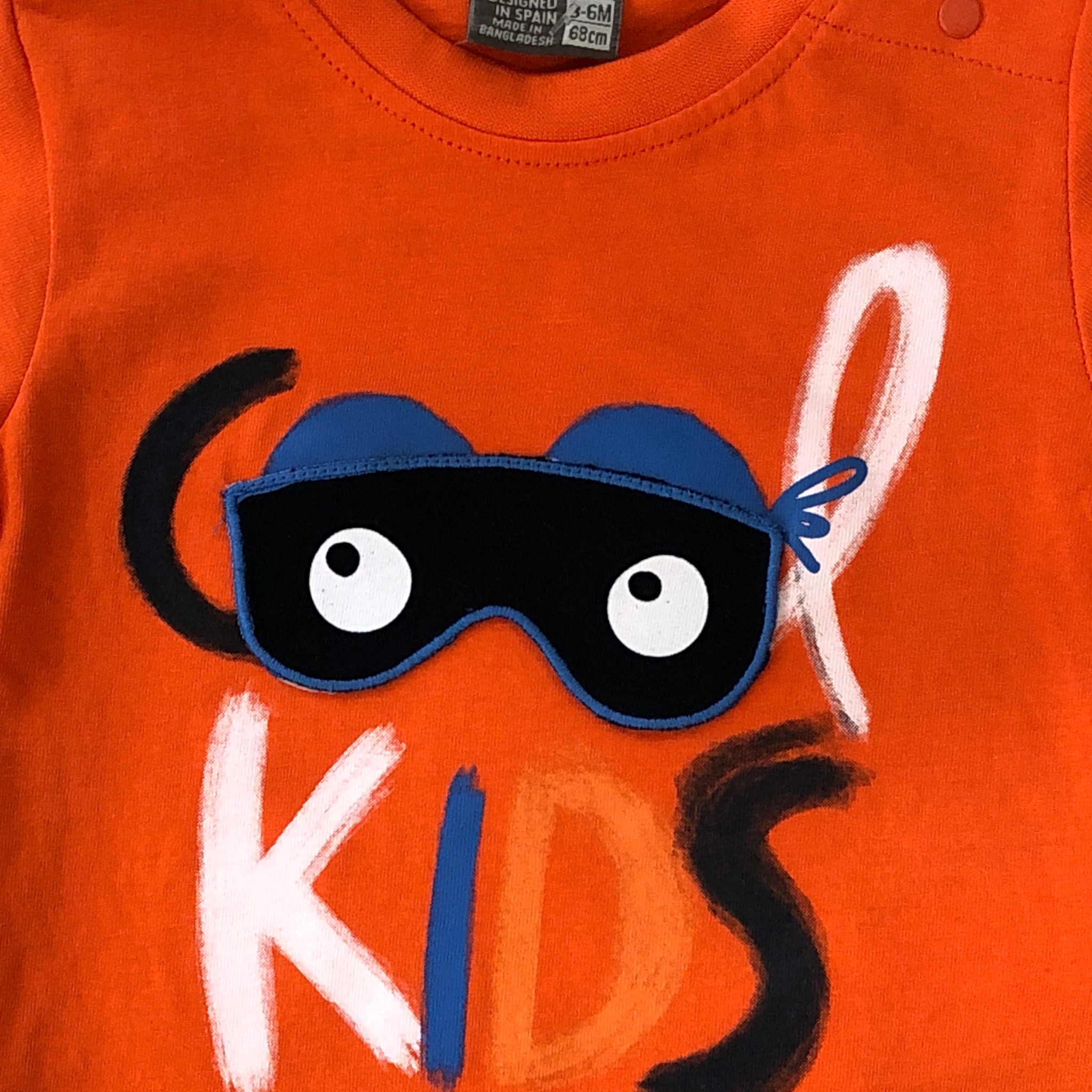 Foto 3 pulgar | Playera Estampado Kids Losan color Anaranjado para Bebé Niño