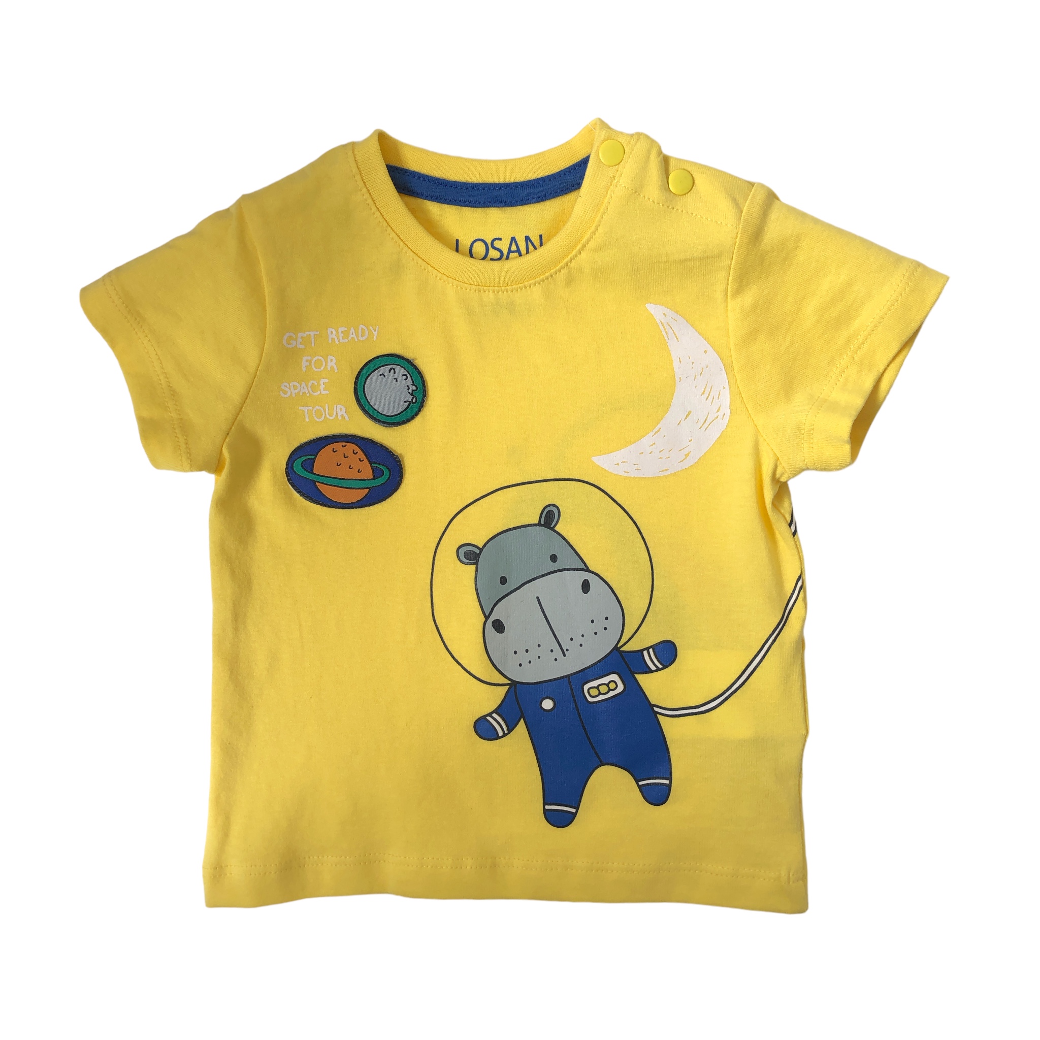 Foto 2 pulgar | Playera Losan Get Ready For Space Tour color Amarillo para Niño