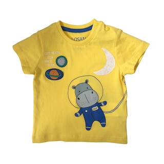Foto 1 | Playera Losan Get Ready For Space Tour color Amarillo para Niño