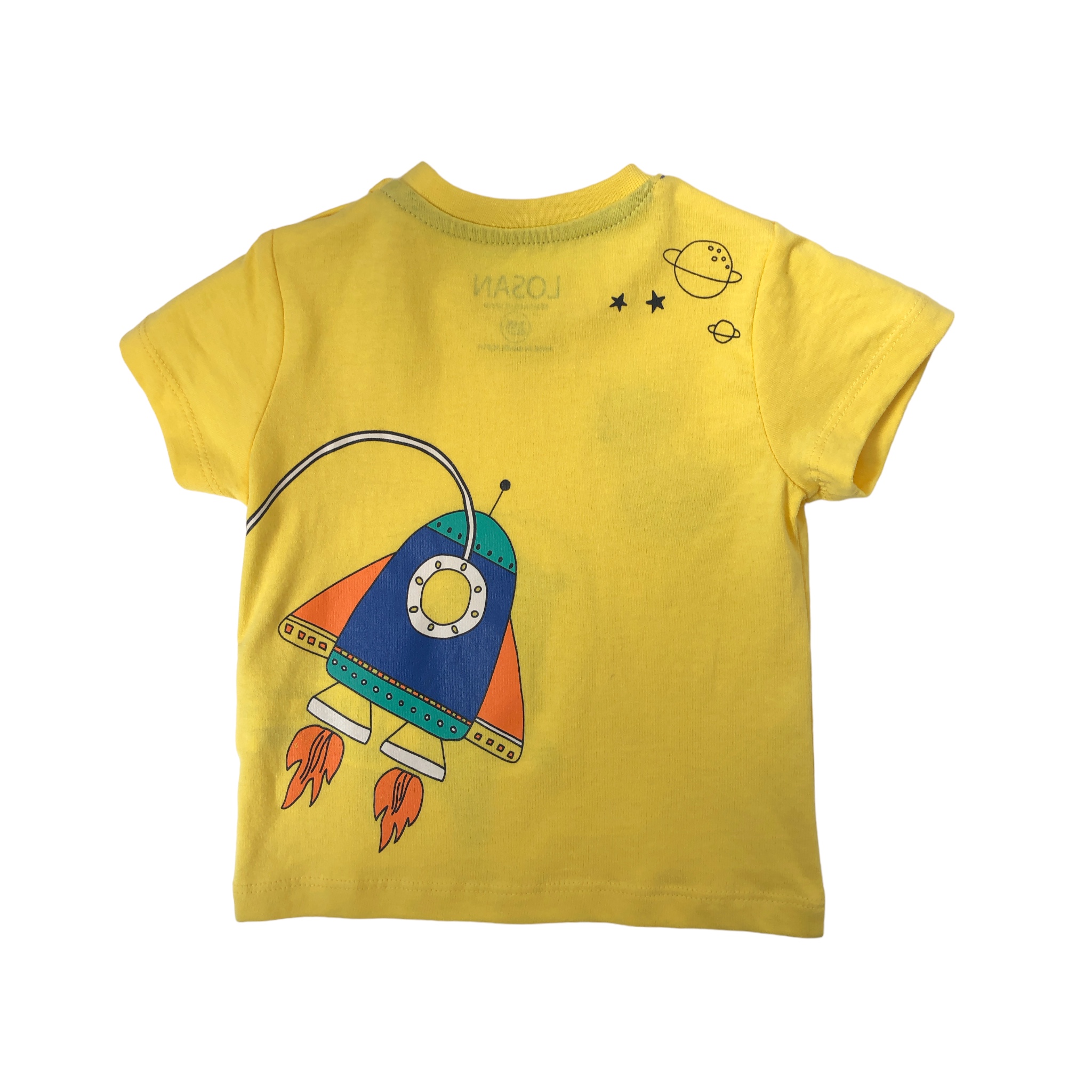 Foto 6 pulgar | Playera Losan Get Ready For Space Tour color Amarillo para Niño