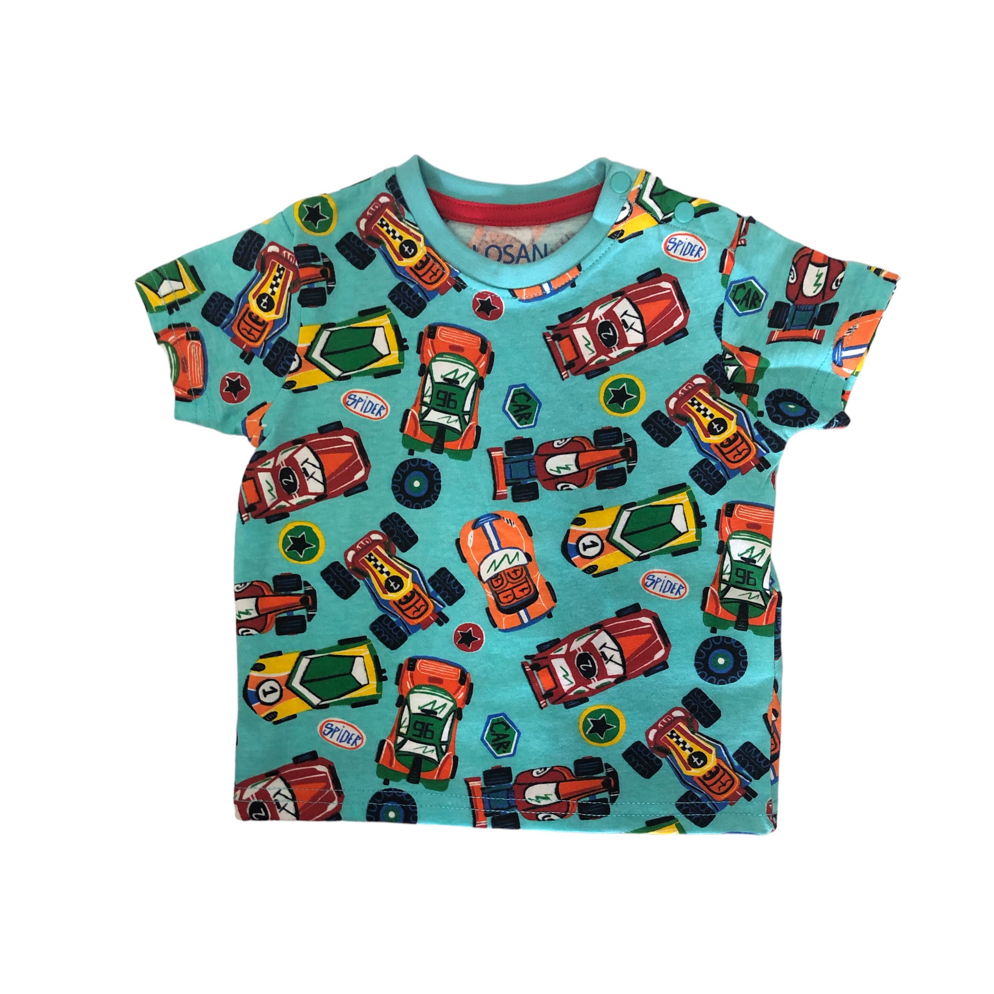 Foto 2 pulgar | Playera Estampado Carritos Losan para Bebé Niño