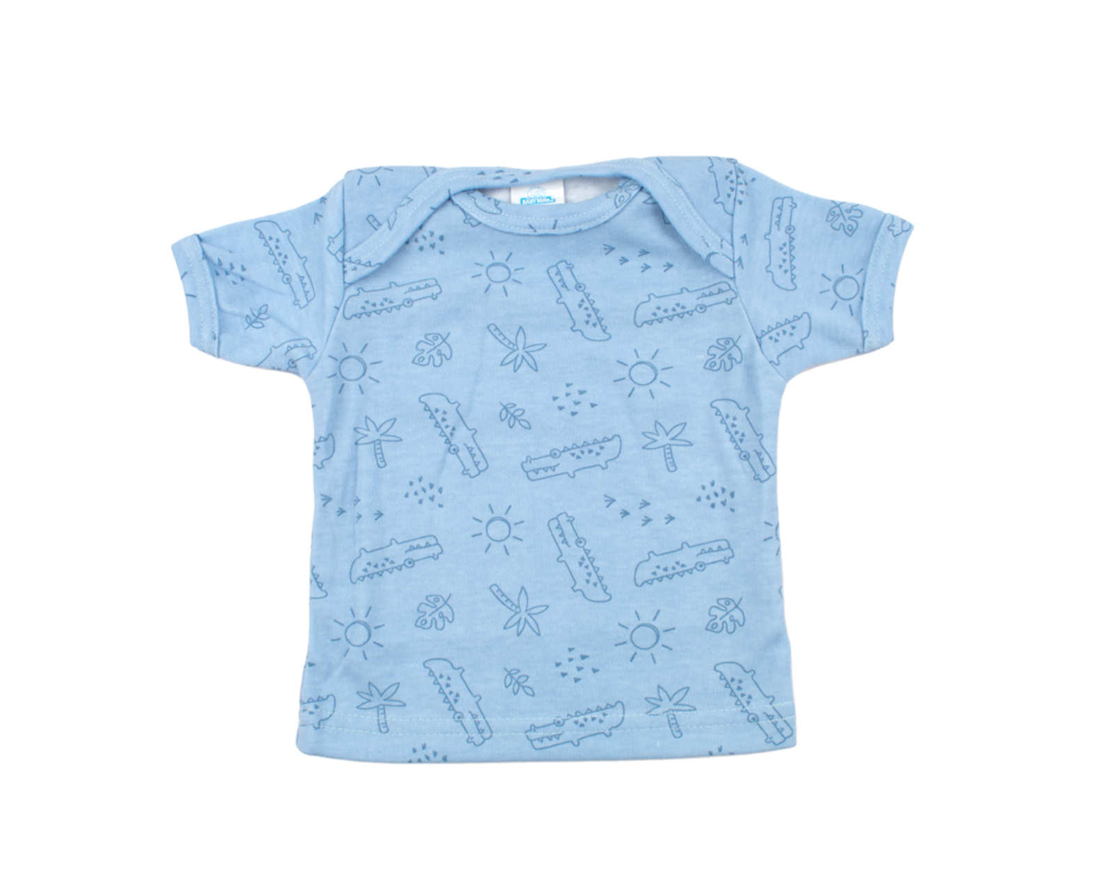 Foto 6 pulgar | Set De Playeras Para Bebé De Manga Corta Baby Mink Bm18m (4 Piezas) Azul
