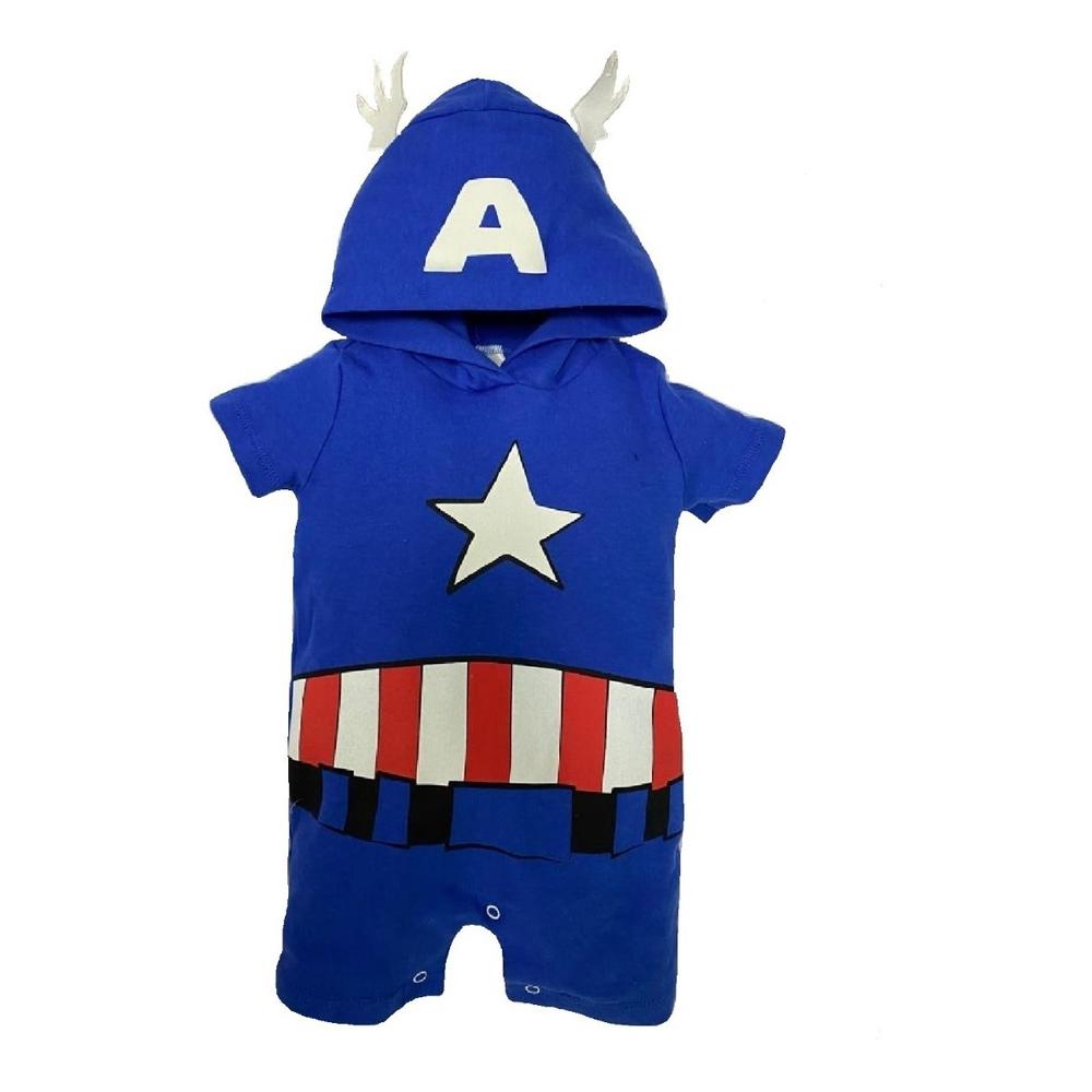 Foto 2 pulgar | Pañalero para Bebe Algodón Marvel Capitán América