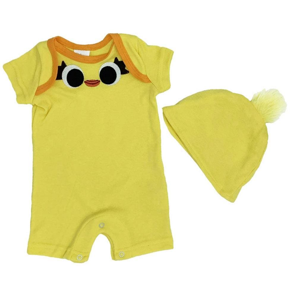 Pañalero Disney Ducky Amarillo con Gorro Bordado para Bebé $448