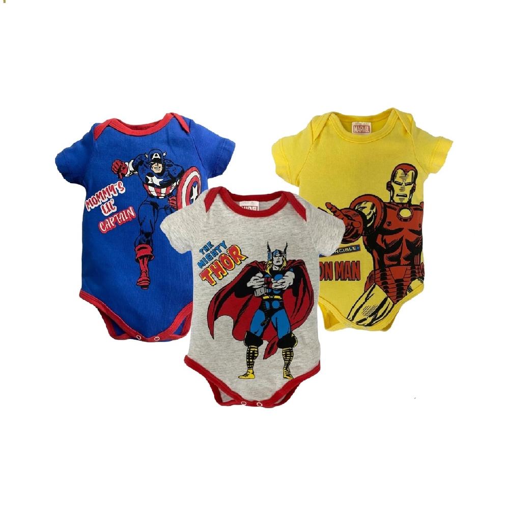 Kit Pañaleros de Algodón Marvel Multicolor Capitán América/ Thor /Iron Man 3 Piezas