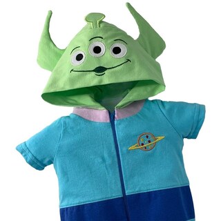 Foto 2 | Pañalero para Bebé Disney de Algodon Alien Azul