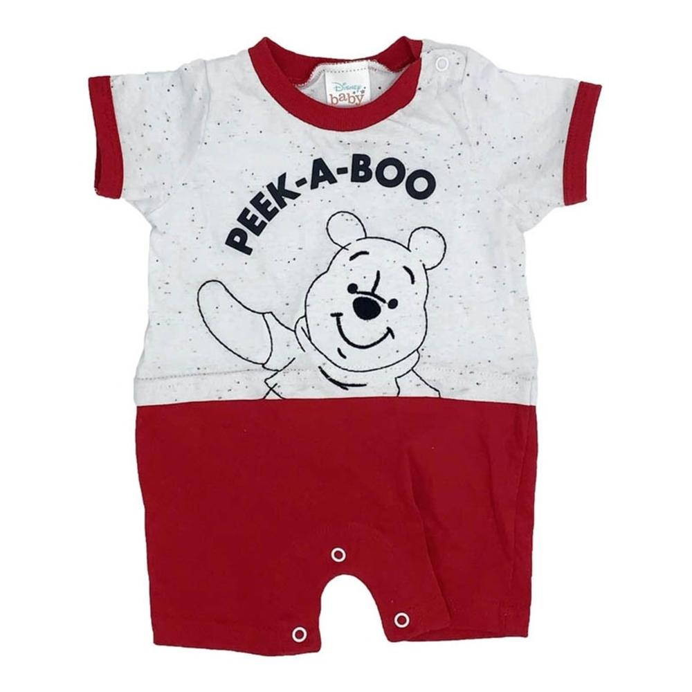 Foto 1 | Pañalero de Algodón Estampado Disney Winnie Pooh Rojo