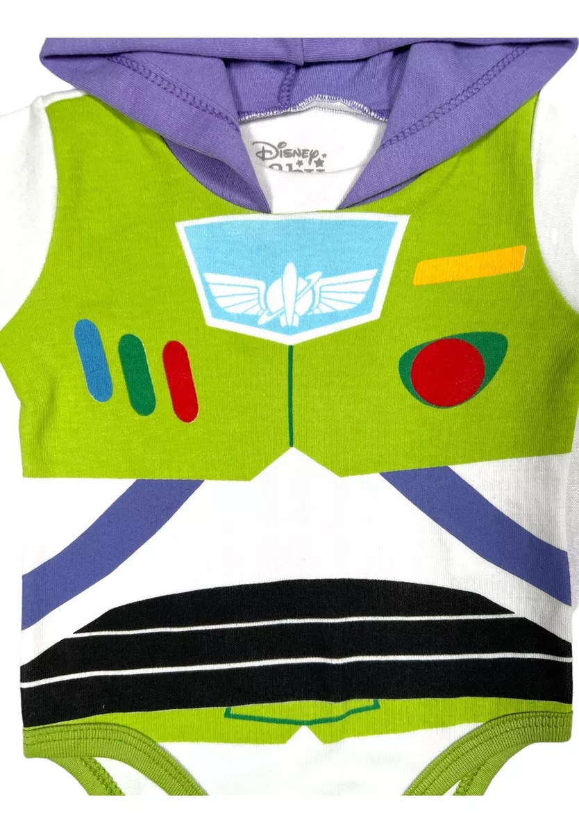 Foto 3 pulgar | Pañalero Manga Larga Disfraz Con Gorro Bebe Buzz Lightyear Disney