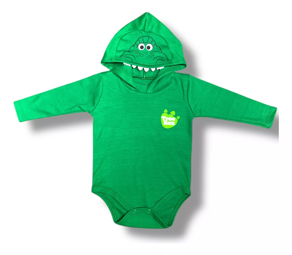 Foto 2 pulgar | Pañalero Manga Larga Disfraz Con Gorro Bebe Rex Toy Story Disney
