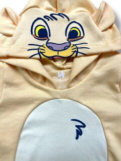Foto 2 | Pañalero Manga Larga Disfraz Con Gorro Bebe Simba Disney