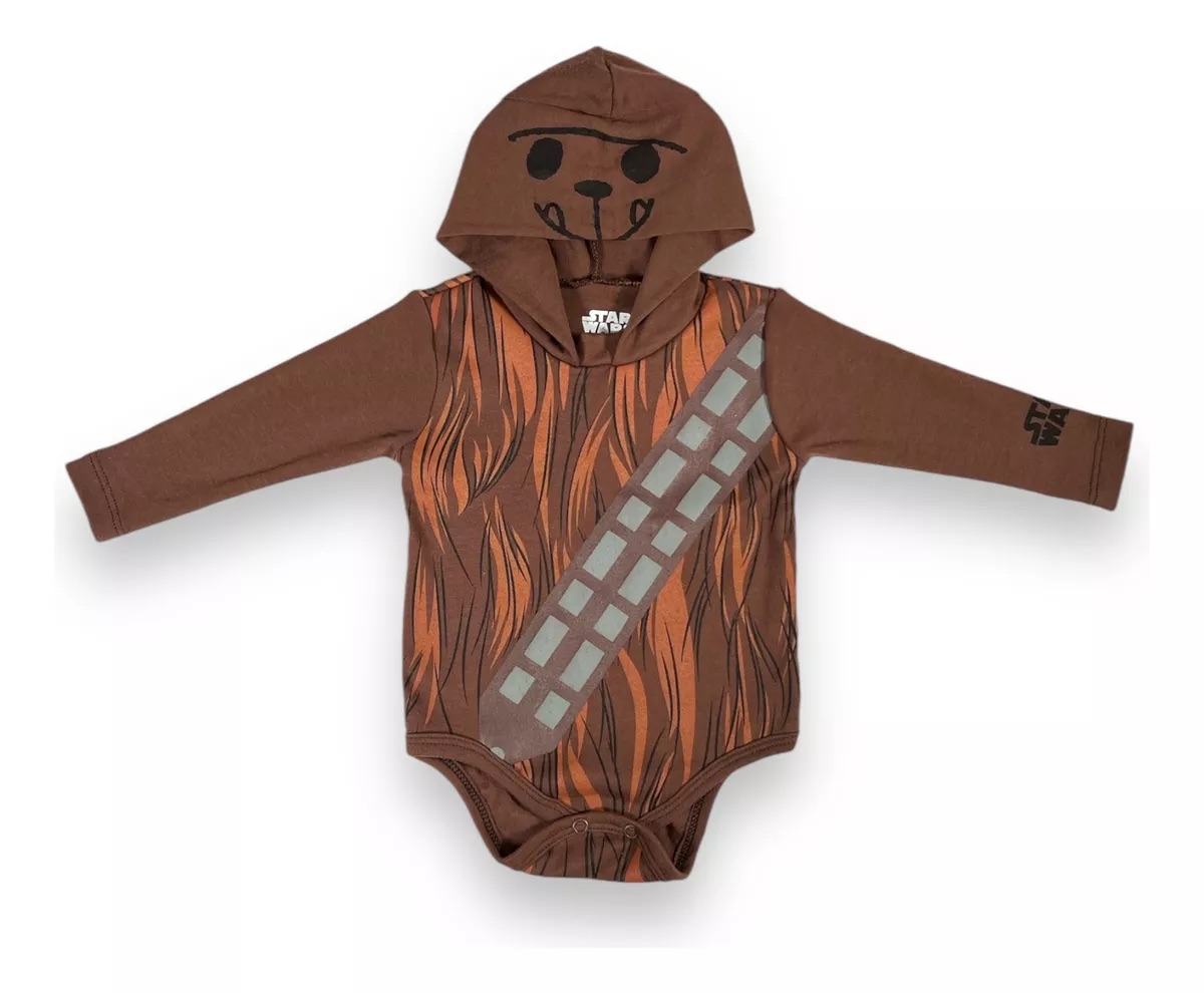 Foto 1 | Pañalero Manga Larga Disfraz Con Gorro Bebe Chewbacca Star Wars