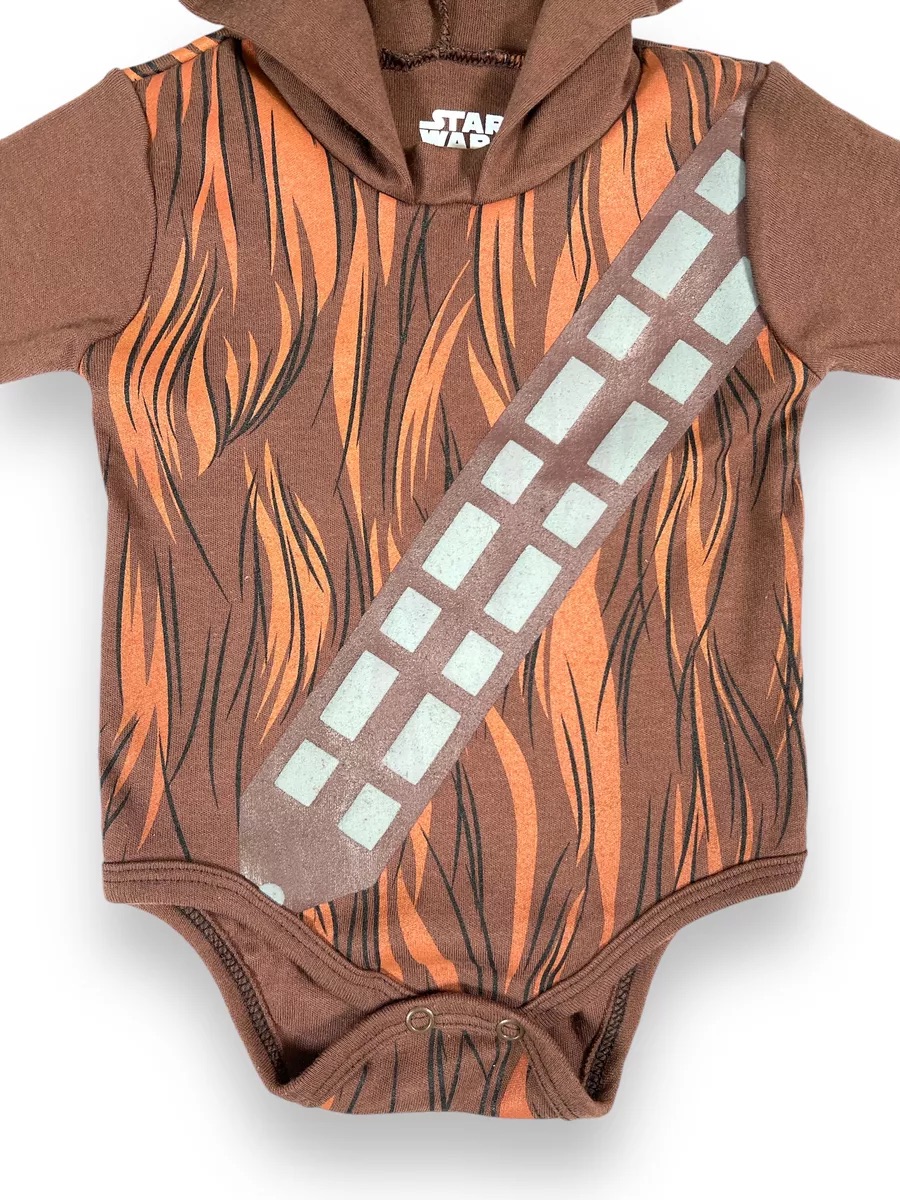 Foto 3 pulgar | Pañalero Manga Larga Disfraz Con Gorro Bebe Chewbacca Star Wars