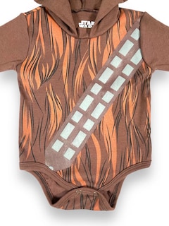 Foto 2 | Pañalero Manga Larga Disfraz Con Gorro Bebe Chewbacca Star Wars
