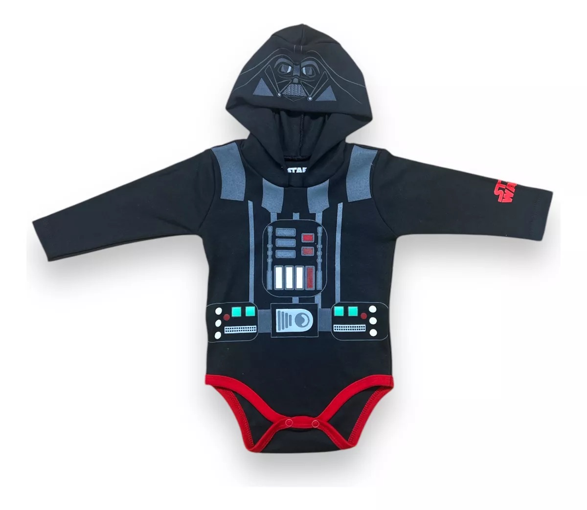 Foto 1 | Pañalero Manga Larga Disfraz Con Gorro Bebe Darth Vader Star Wars