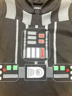 Foto 2 | Pañalero Manga Larga Disfraz Con Gorro Bebe Darth Vader Star Wars