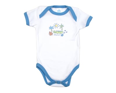 Foto 4 | Set De Pañaleros De Manga Corta Baby Mink Bm09m (5 Piezas) Azul