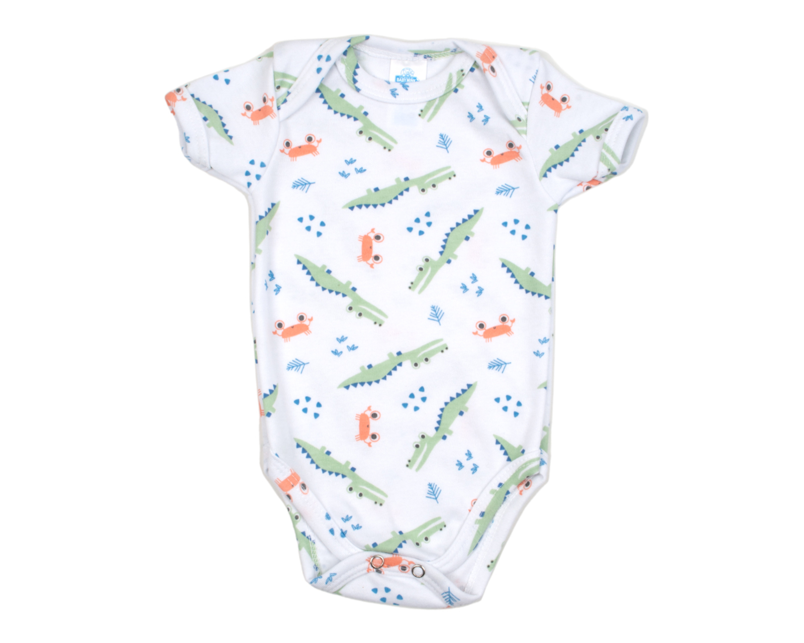 Foto 7 pulgar | Set De Pañaleros De Manga Corta Baby Mink Bm09m (5 Piezas) Azul