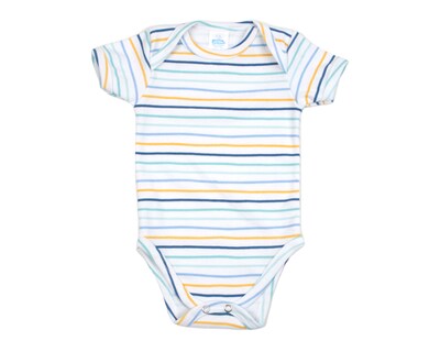 Foto 8 | Set De Pañaleros De Manga Corta Baby Mink Bm09m (5 Piezas) Azul
