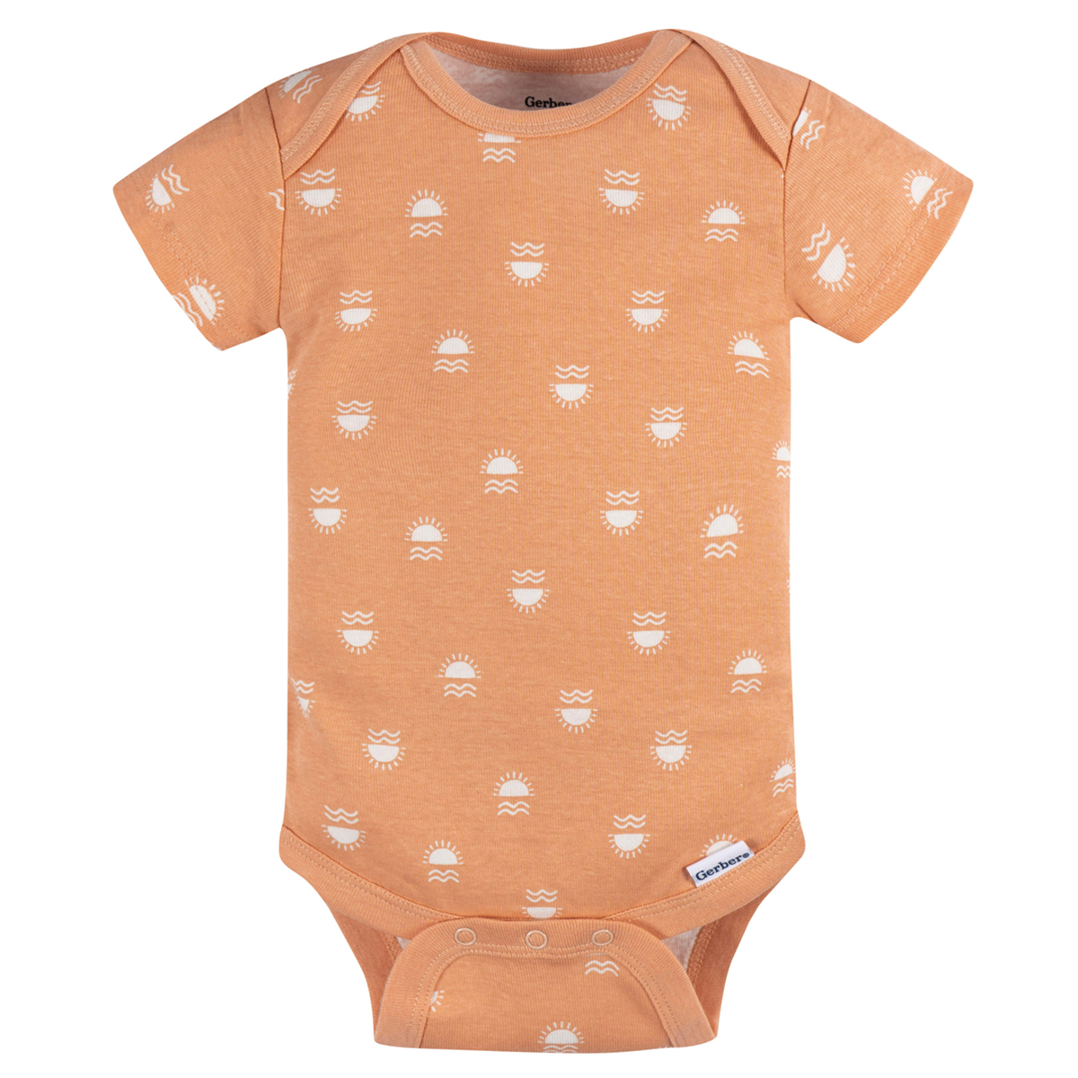 Foto 4 pulgar | Pañalero Gerber Essentials 3 Piezas Blanco Naranja Body Bebé