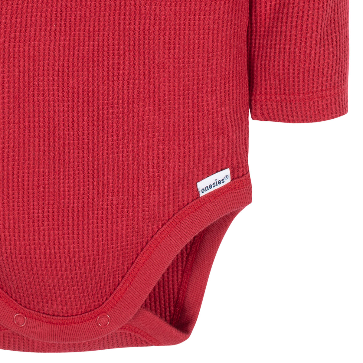 Foto 5 | Pañalero Gerber Pack 2 Piezas Rojo Gris Manga Larga Bebé