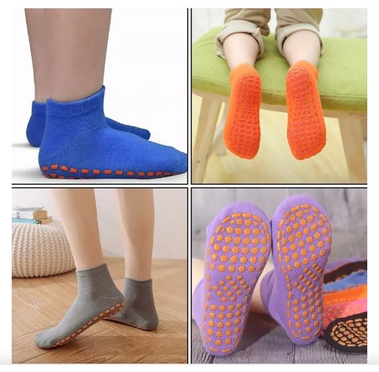 Foto 4 pulgar | Calcetines Antideslizantes Wünd Multicolor para Niños de 1-12 Años 5 Pares