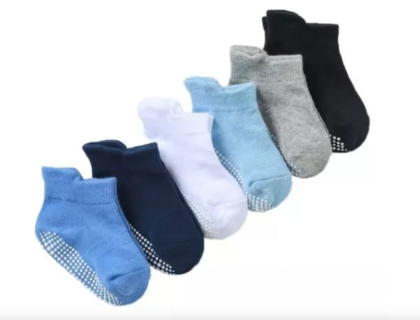 Foto 2 pulgar | Calcetines Antideslizantes Wünd Multicolor para Bebés de 12 a 36 Meses - 6 Pares