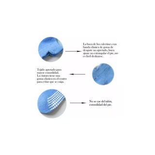 Foto 3 | Calcetines para Bebé Eo Safe Imports Antiderrapantes 6 Pares