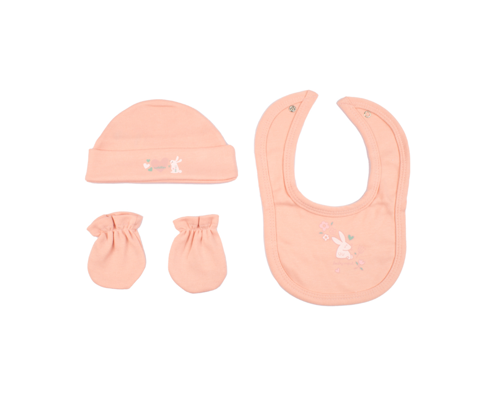 Foto 6 pulgar | Set Paseo Del Bebé 6 Pzas Baby Mink Bm29m Rosa