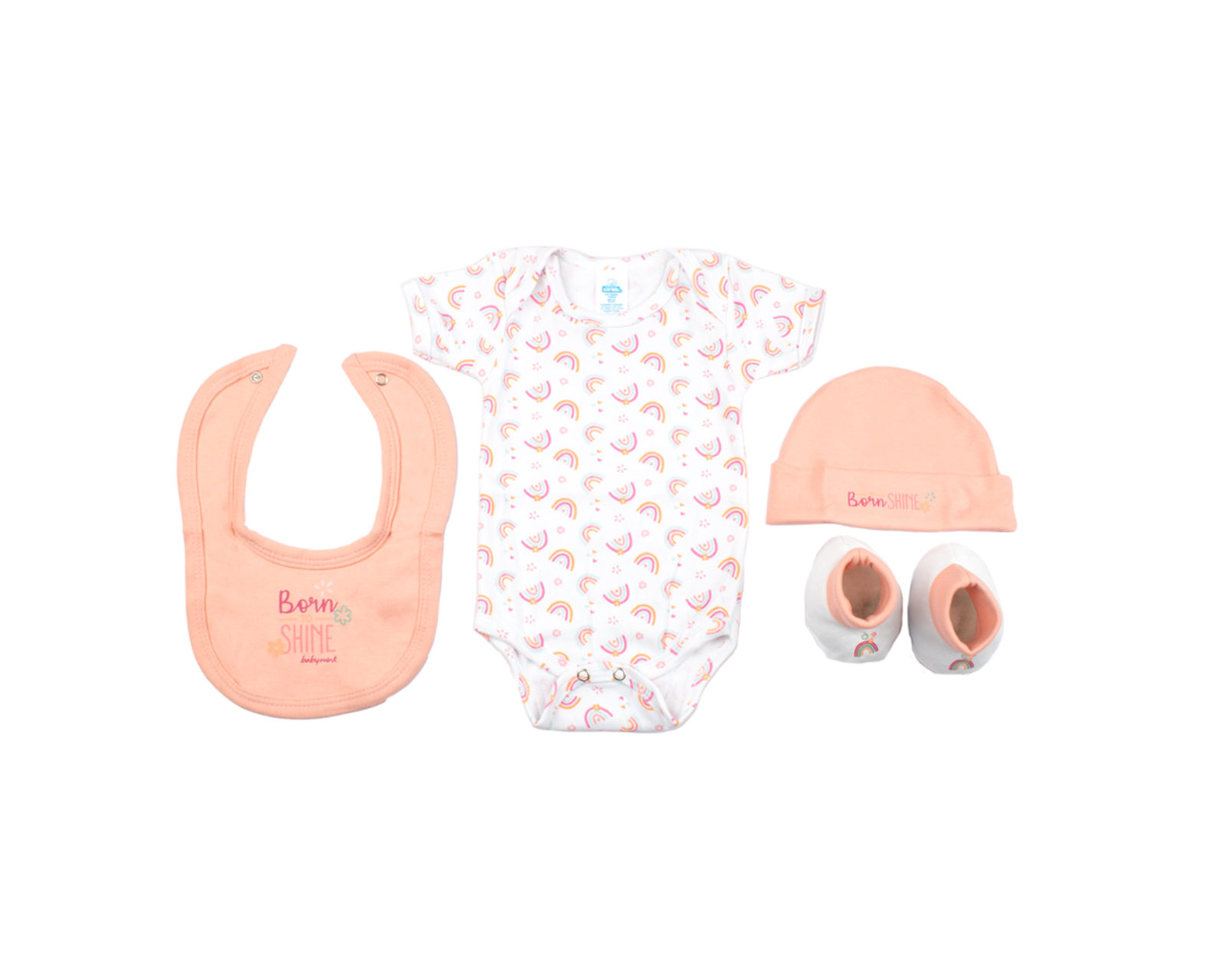 Foto 6 pulgar | Set Baby Shower 7 Pzas Baby Mink BM25M Rosa
