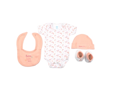 Foto 5 | Set Baby Shower 7 Pzas Baby Mink BM25M Rosa