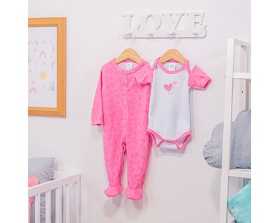 Foto 2 | Mameluco y Pañalero Baby Mink BM18E color Rosa