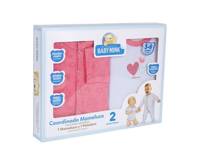 Foto 3 | Mameluco y Pañalero Baby Mink BM18E color Rosa