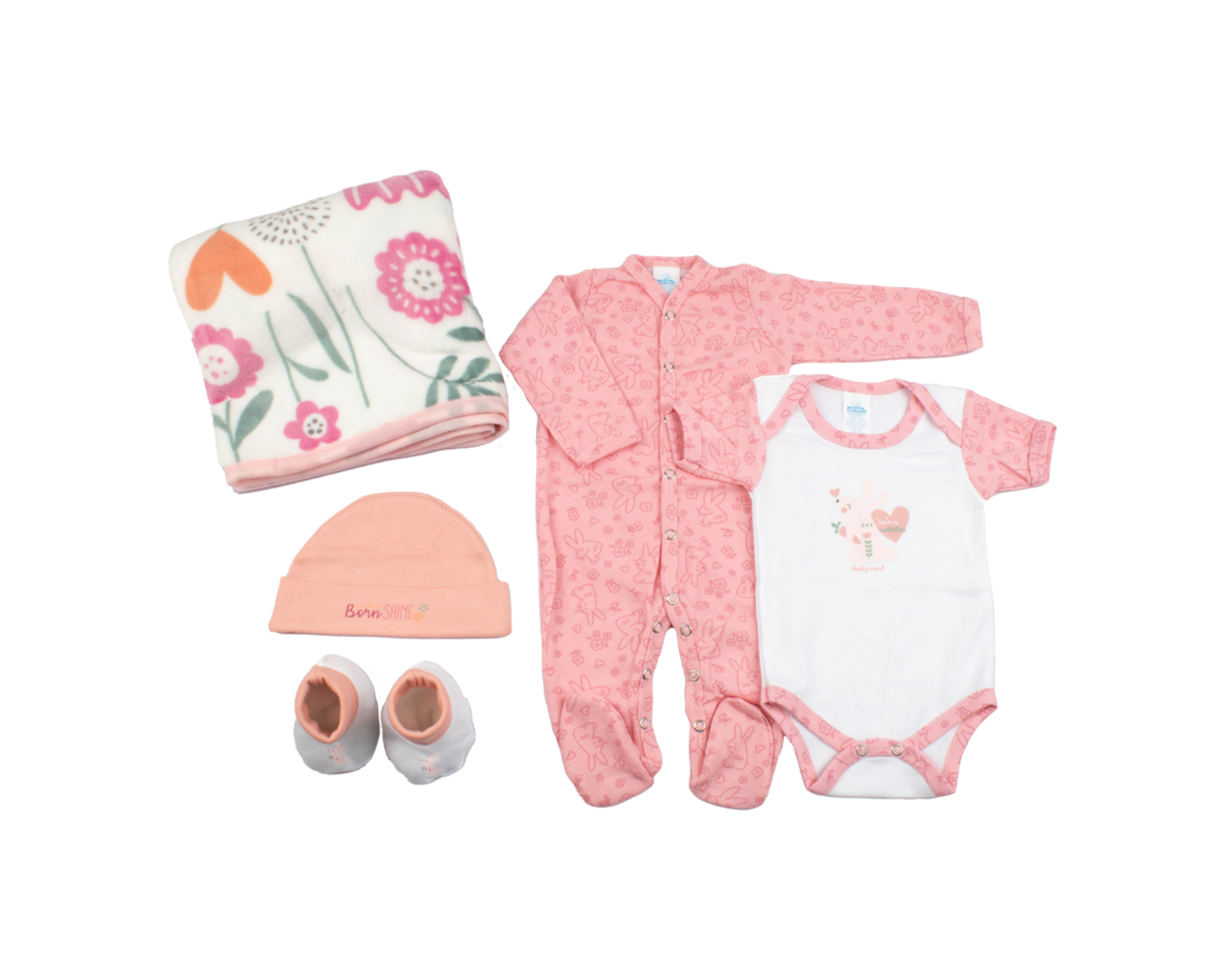 Foto 1 | Conjunto Baby Mink BM26M color Rosa 6 Piezas