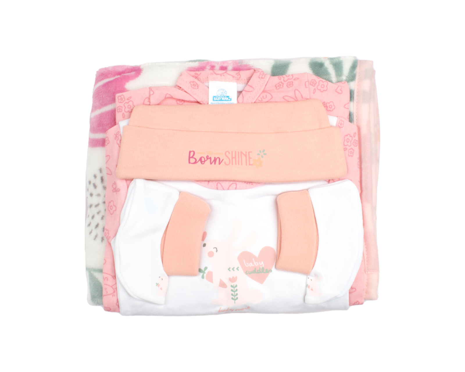 Foto 2 | Conjunto Baby Mink BM26M color Rosa 6 Piezas