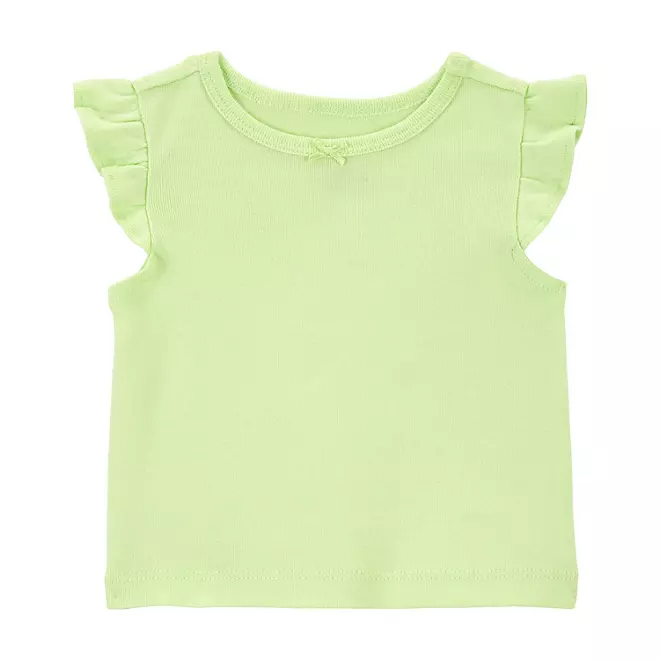 Foto 4 pulgar | Conjunto Carter's De 3 Piezas Set Bebe Niña Con Cubrepañal Verde