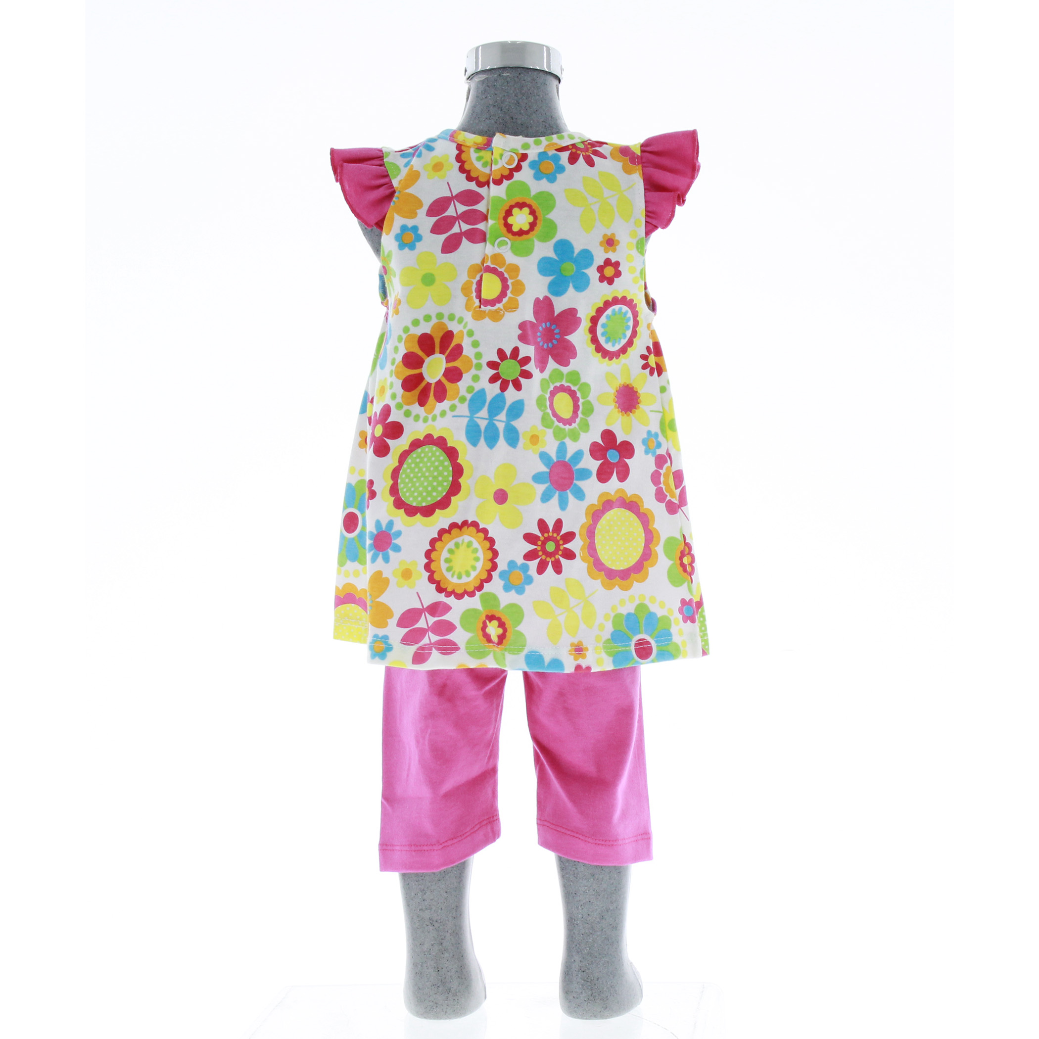 Foto 2 | Conjunto Para Niña Chicos Olé 3651 Rosa Cómodo 2 Piezas
