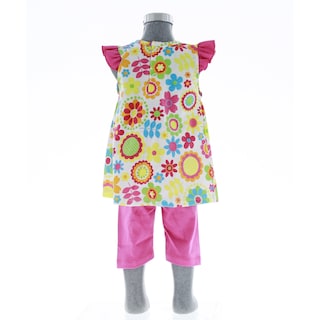 Foto 2 | Conjunto Para Niña Chicos Olé 3651 Rosa Cómodo 2 Piezas