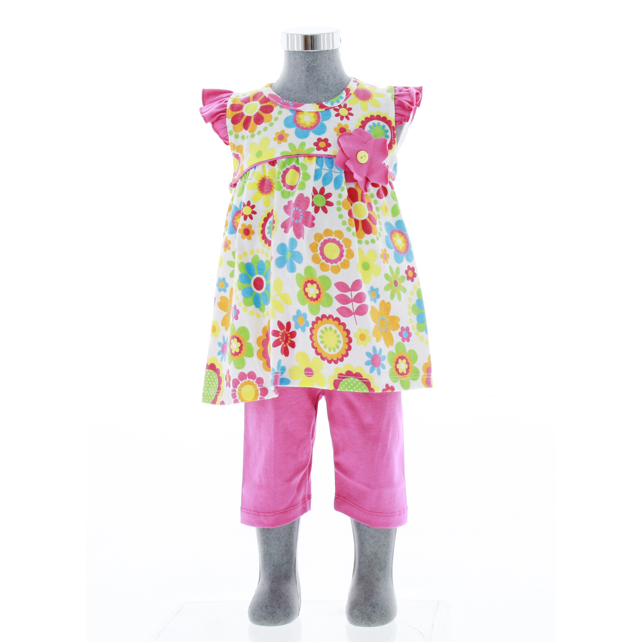 Foto 6 pulgar | Conjunto Para Niña Chicos Olé 3651 Rosa Cómodo 2 Piezas