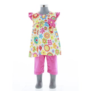 Foto 5 | Conjunto Para Niña Chicos Olé 3651 Rosa Cómodo 2 Piezas