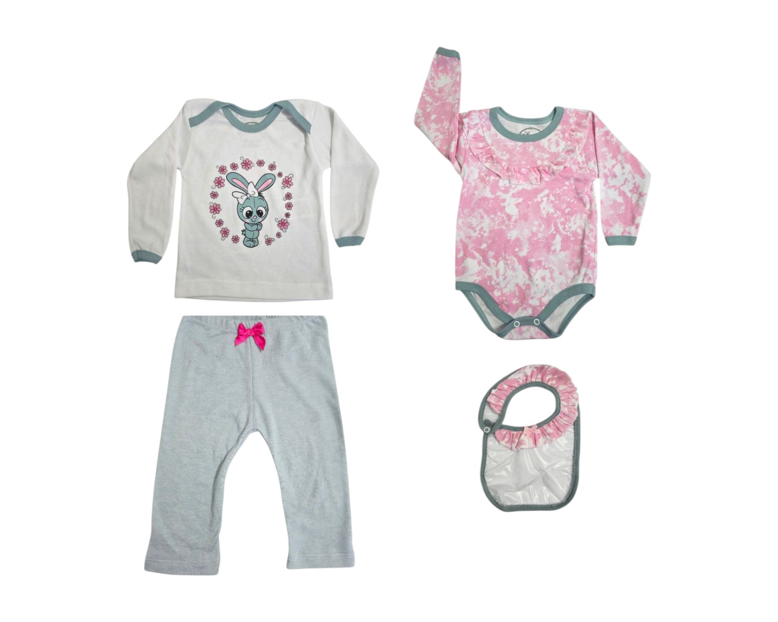 Foto 1 | Conjunto para Bebé Niña Colate Baby Conejita