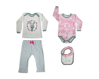 Foto 1 | Conjunto para Bebé Niña Colate Baby Conejita