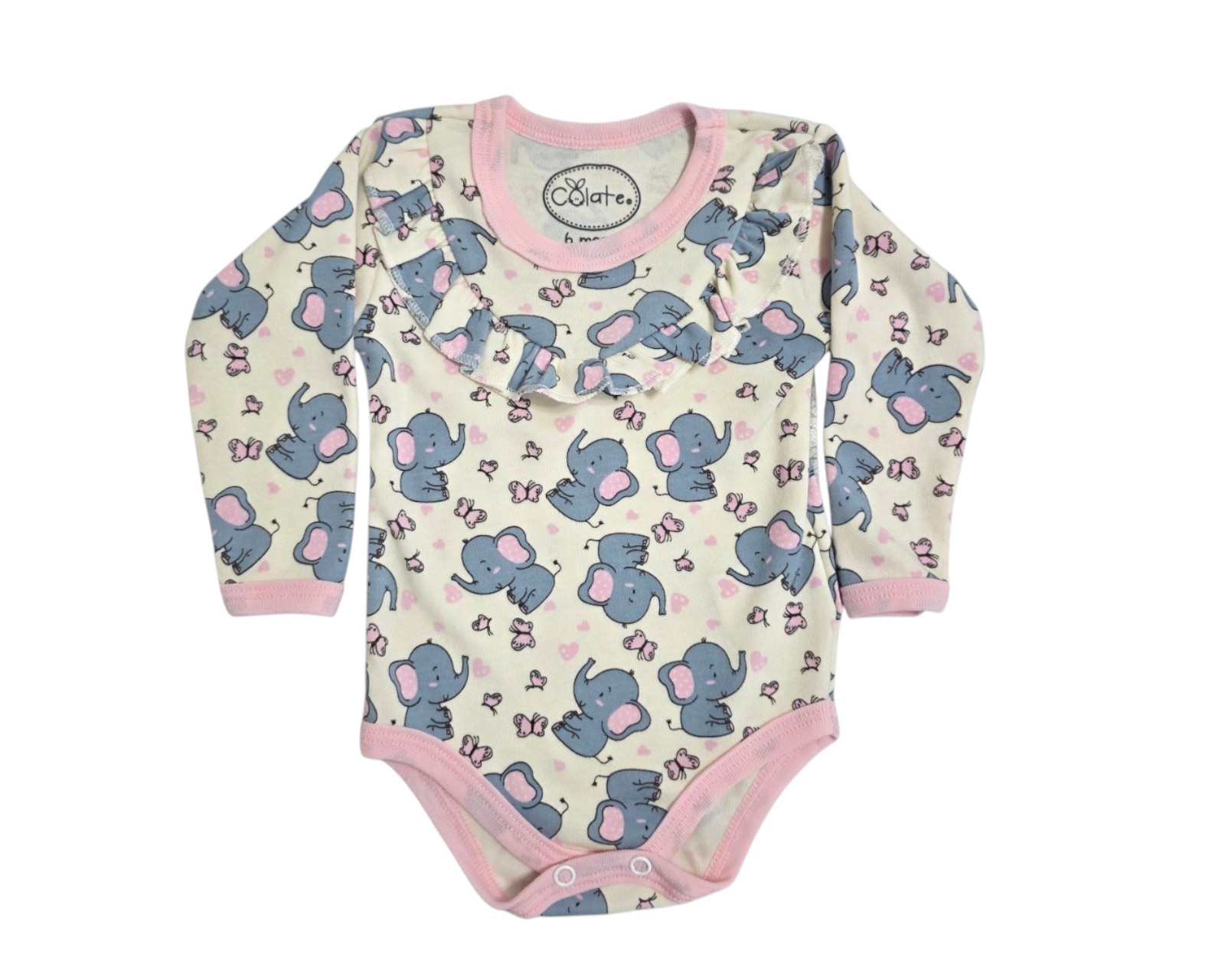 Foto 4 pulgar | Conjunto para Bebé Niña Colate Baby Elefante