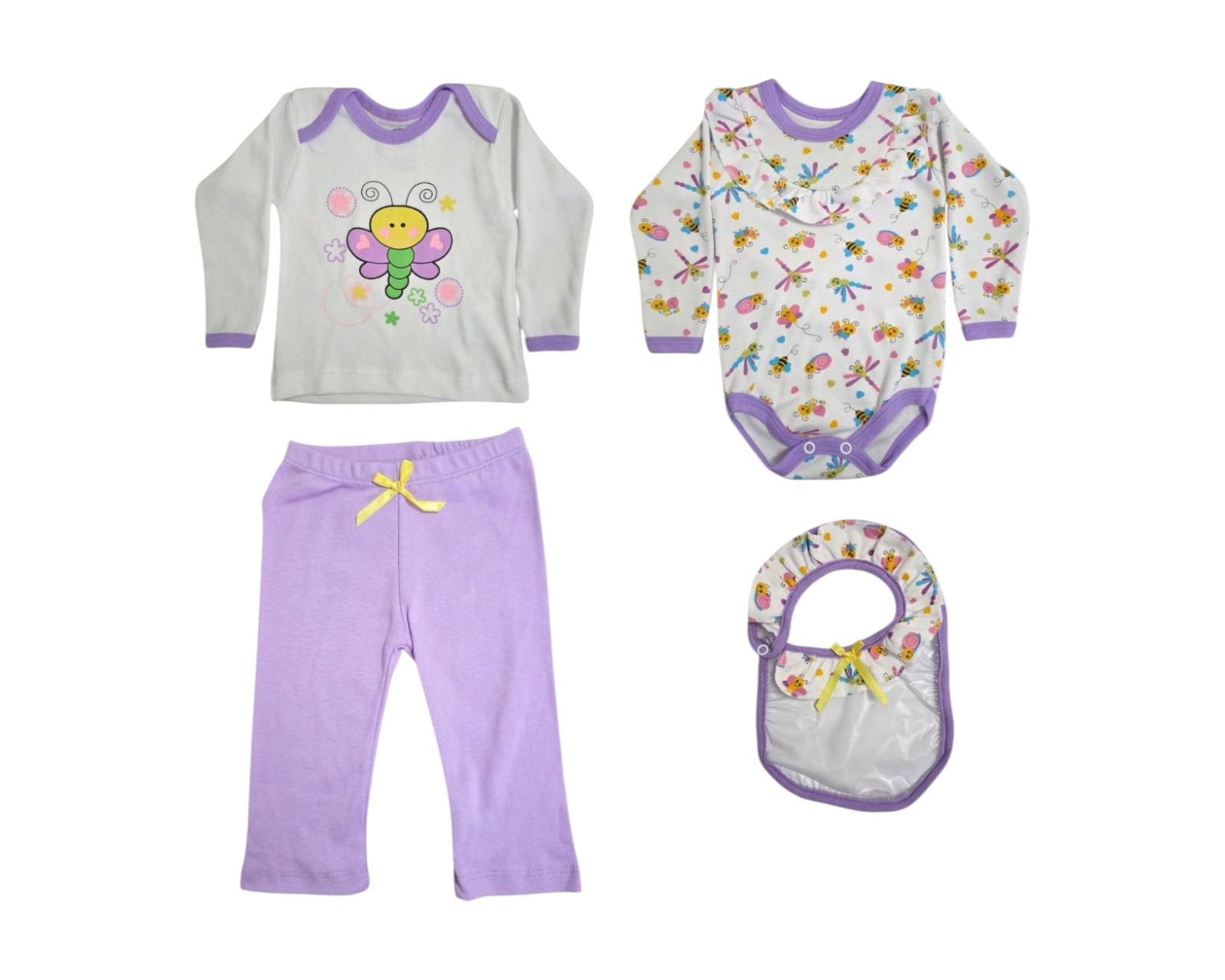 Foto 1 | Conjunto para Bebé Colate Baby 4 Piezas