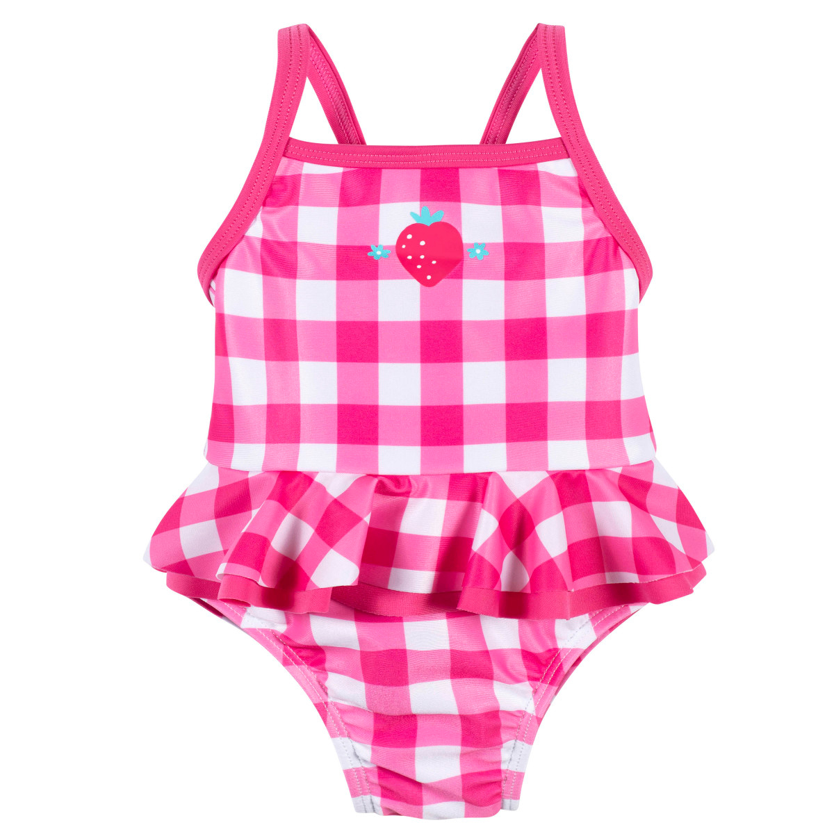 Foto 2 pulgar | Traje De Baño Gerber 1 Pieza Rosa Fresa Upf 50+ Bebe