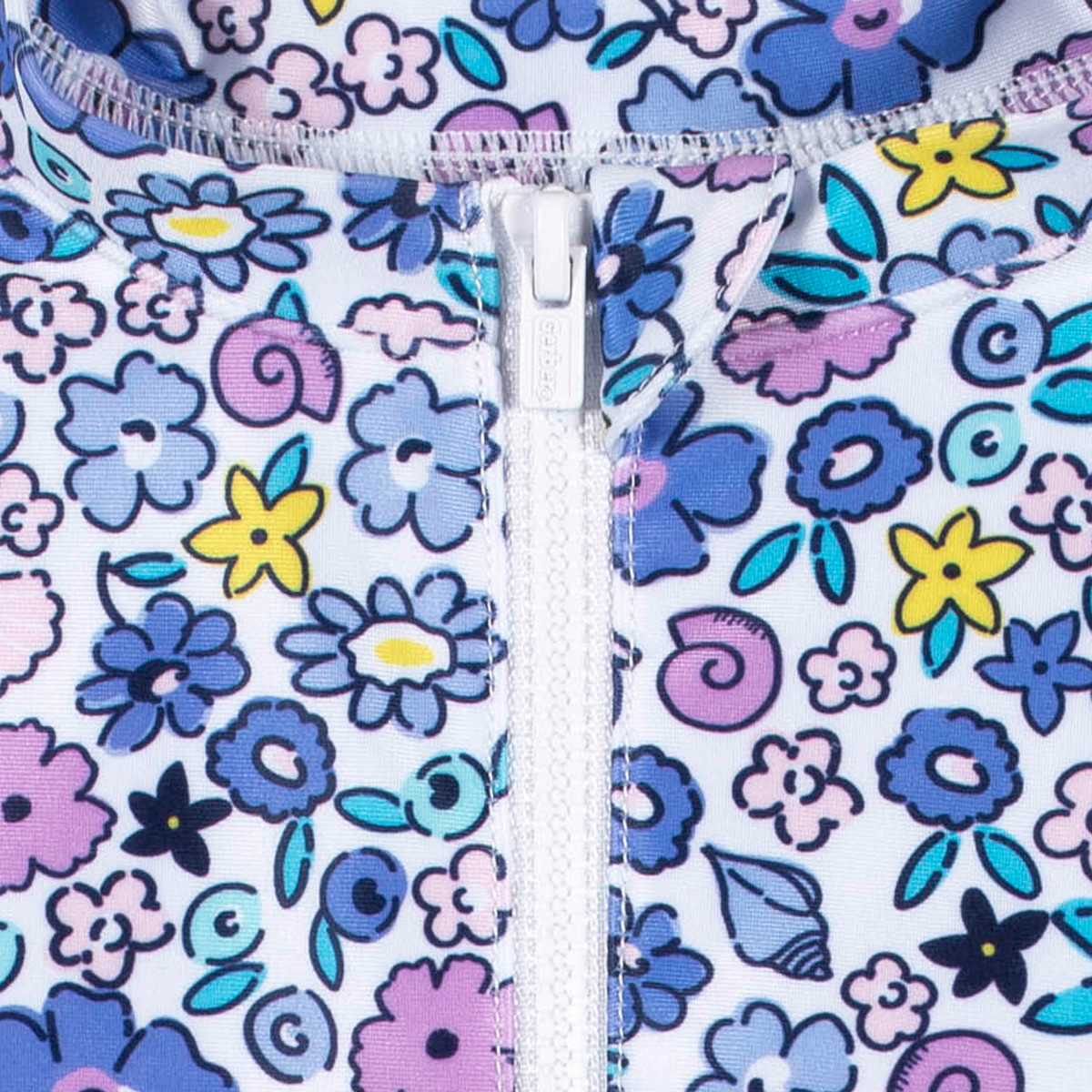 Foto 4 pulgar | Traje De Baño Gerber 1 Pieza Morado Azul Upf 50+ Bebe