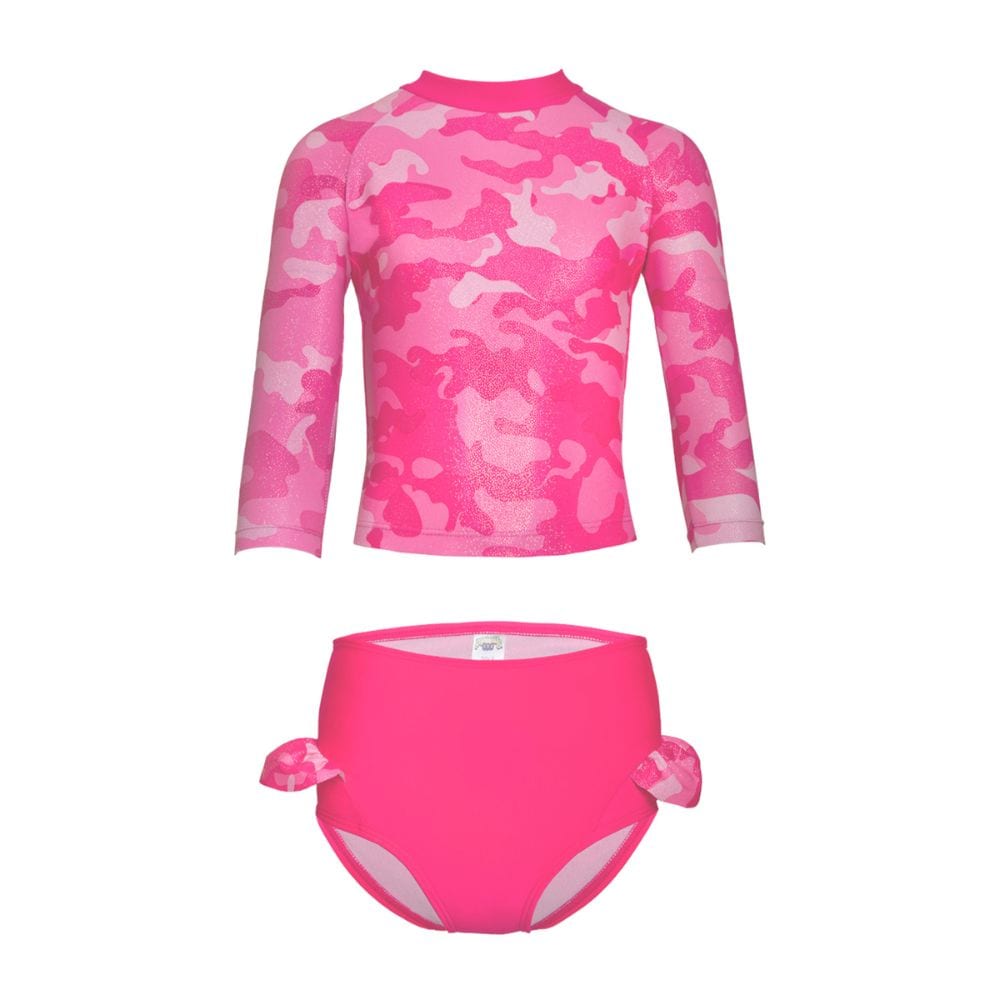 Traje De Baño Wetsuit Pink Camouflage $476